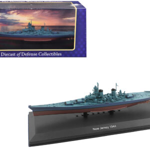 USS New Jersey (BB-62) Battleship (1944) 1/1100 Diecast Model by Diecast of Defense by Diecast Mania