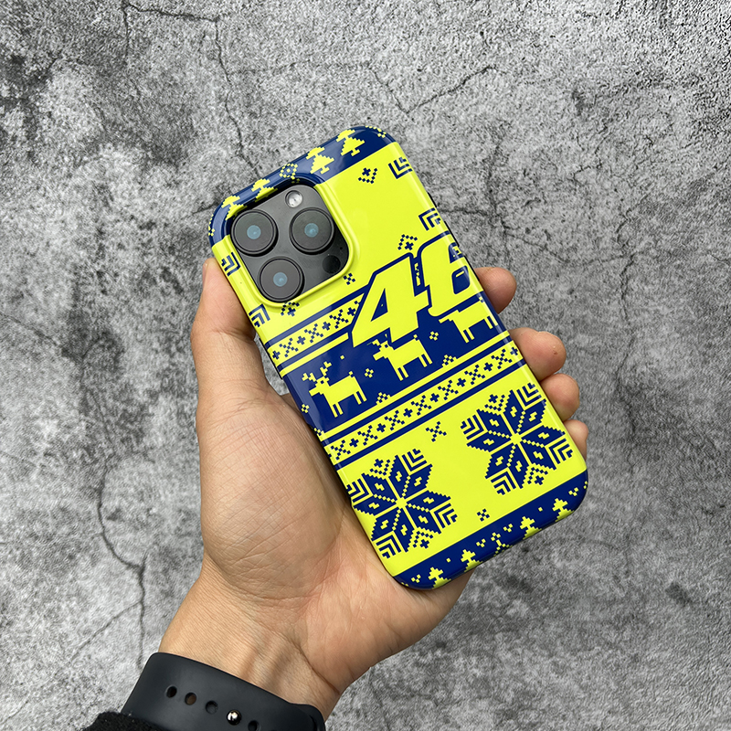 Valentino Rossi Winter Test 2015 "Woolly Hat" Helmet Livery Phone Case – For iPhone & Samsung MotoGP Clothing & Merchandise