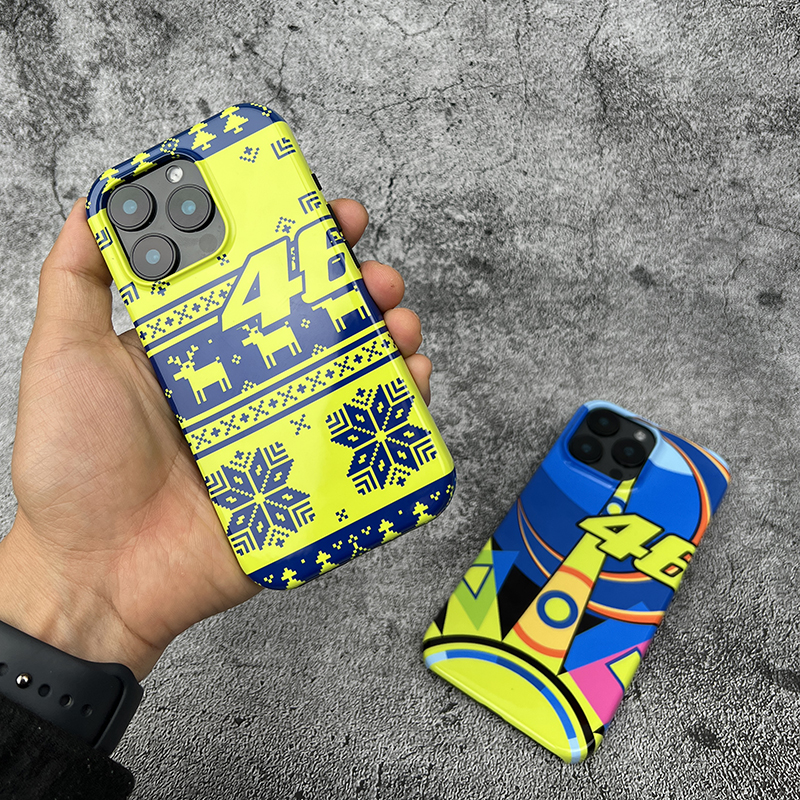 Valentino Rossi Winter Test 2015 "Woolly Hat" Helmet Livery Phone Case – For iPhone & Samsung MotoGP Clothing & Merchandise