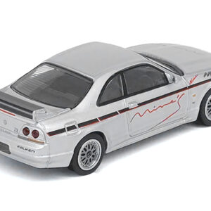 Nissan Skyline GT-R N1 (R33) RHD (Right Hand Drive) "Tuned by Mine's" Silver 1/64 Diecast Model Car by Inno Models  by Diecast Mania