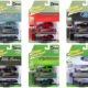 Johnny Lightning Collector's Tin 2025 Set of 6 Cars Release 1 Limited Edition 1 1/64 Diecast Model Cars by Johnny Lightning Johnny Lightning Collector's Tin 2025 Set of 6 Cars Release 1 Limited Edition 1 1/64 Diecast Model Cars by Johnny Lightning