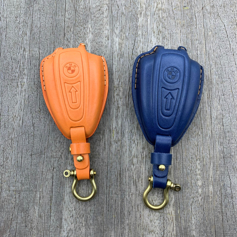 BMW R18 Key Case – Handmade Leather Cover for Heritage Smart Key Fob, Custom Fit for BMW Motorrad Belgium GP - Spa-Francorchamps Track Art