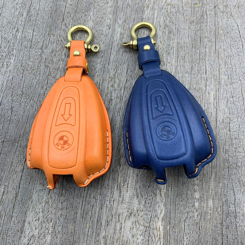BMW R18 Key Case – Handmade Leather Cover for Heritage Smart Key Fob, Custom Fit for BMW Motorrad Belgium GP - Spa-Francorchamps Track Art