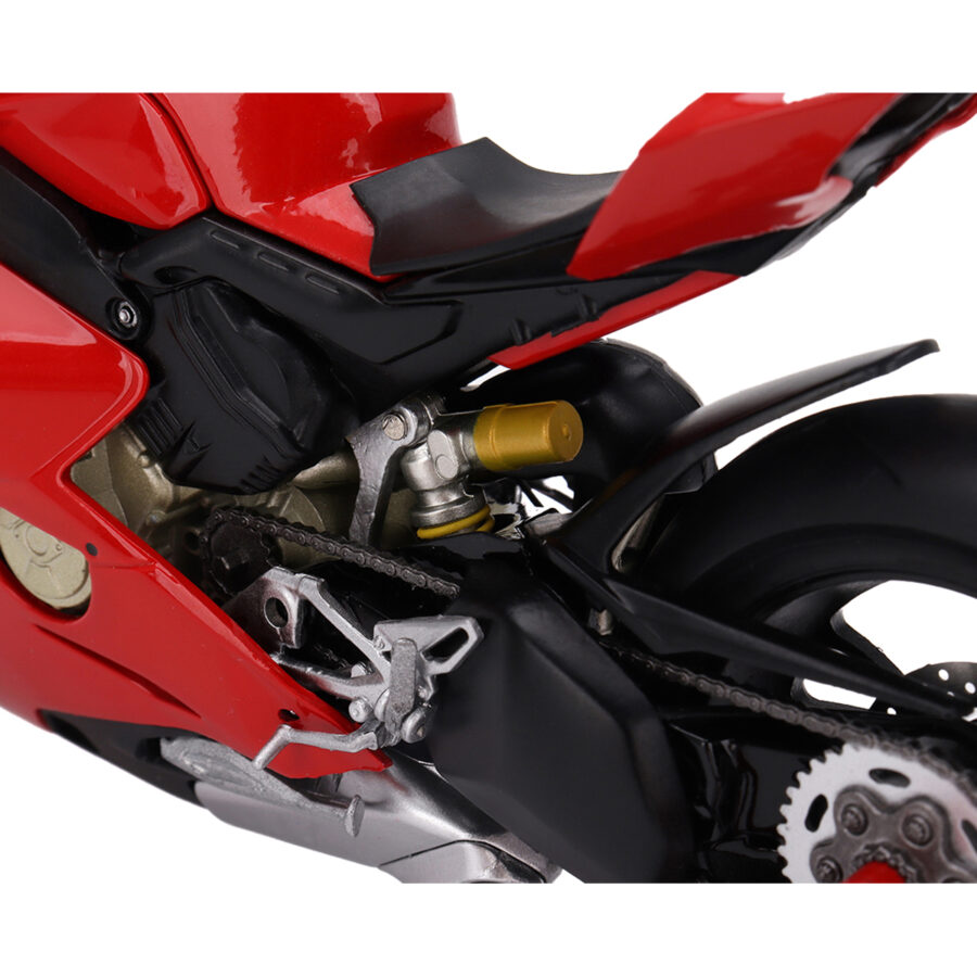 Ducati Panigale V4 S Motorcycle Red 1/12 Model by True Scale Miniatures Automotive