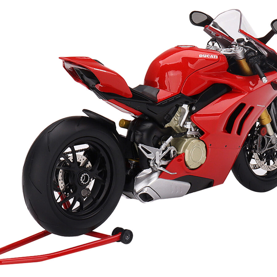 Ducati Panigale V4 S Motorcycle Red 1/12 Model by True Scale Miniatures Automotive