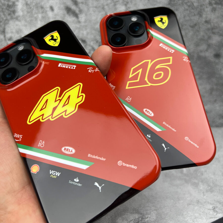 Charles Leclerc CL16 2025 Scuderia Ferrari F1 Phone Case - For iPhone & Samsung F1 Jackets