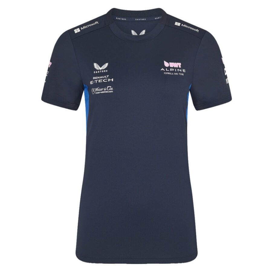 2025 Alpine F1 Set Up T-Shirt (Dark Sapphire) - XS - Size 8 Alpine F1 Team