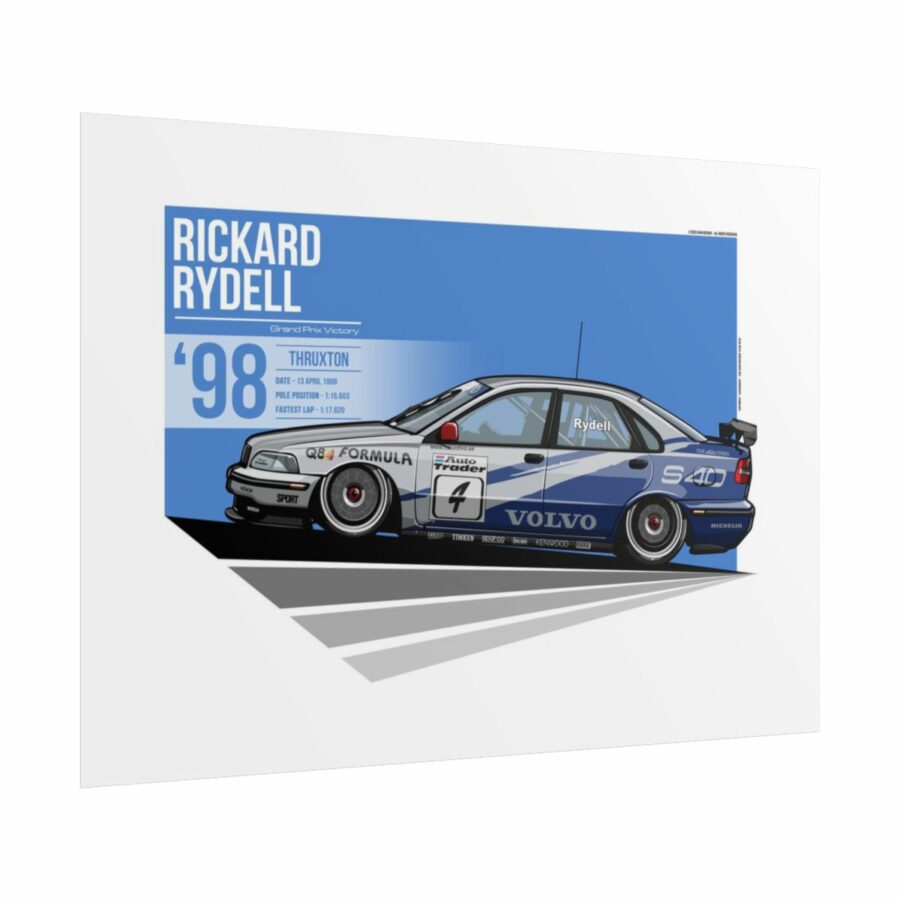 Rickard Rydell | 1998 Thruxton Sports Car Racing Art