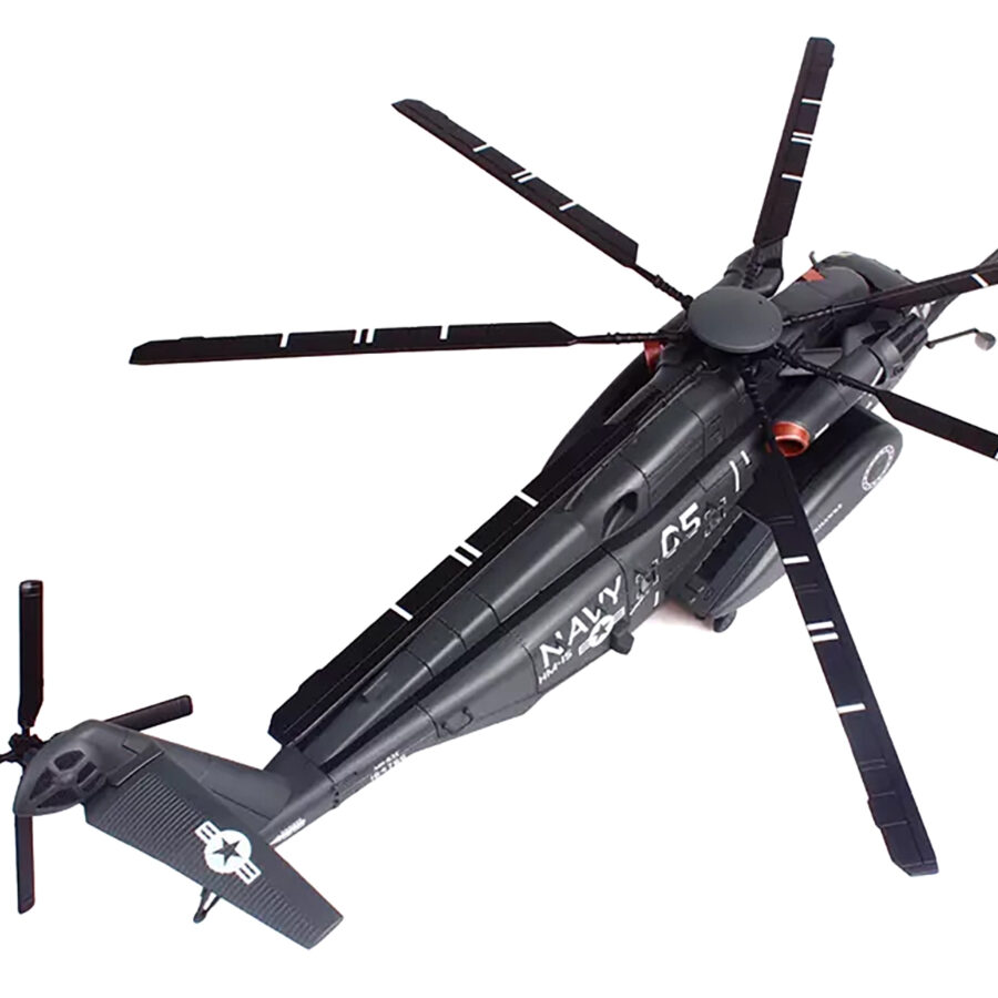 Sikorsky MH-53E Sea Dragon Helicopter "United States Navy Blackhawks Tail Number 05" Dark Gray 1/72 Diecast Model by Panzerkampf Automotive