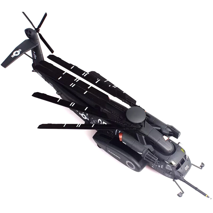 Sikorsky MH-53E Sea Dragon Helicopter "United States Navy Blackhawks Tail Number 05" Dark Gray 1/72 Diecast Model by Panzerkampf Automotive