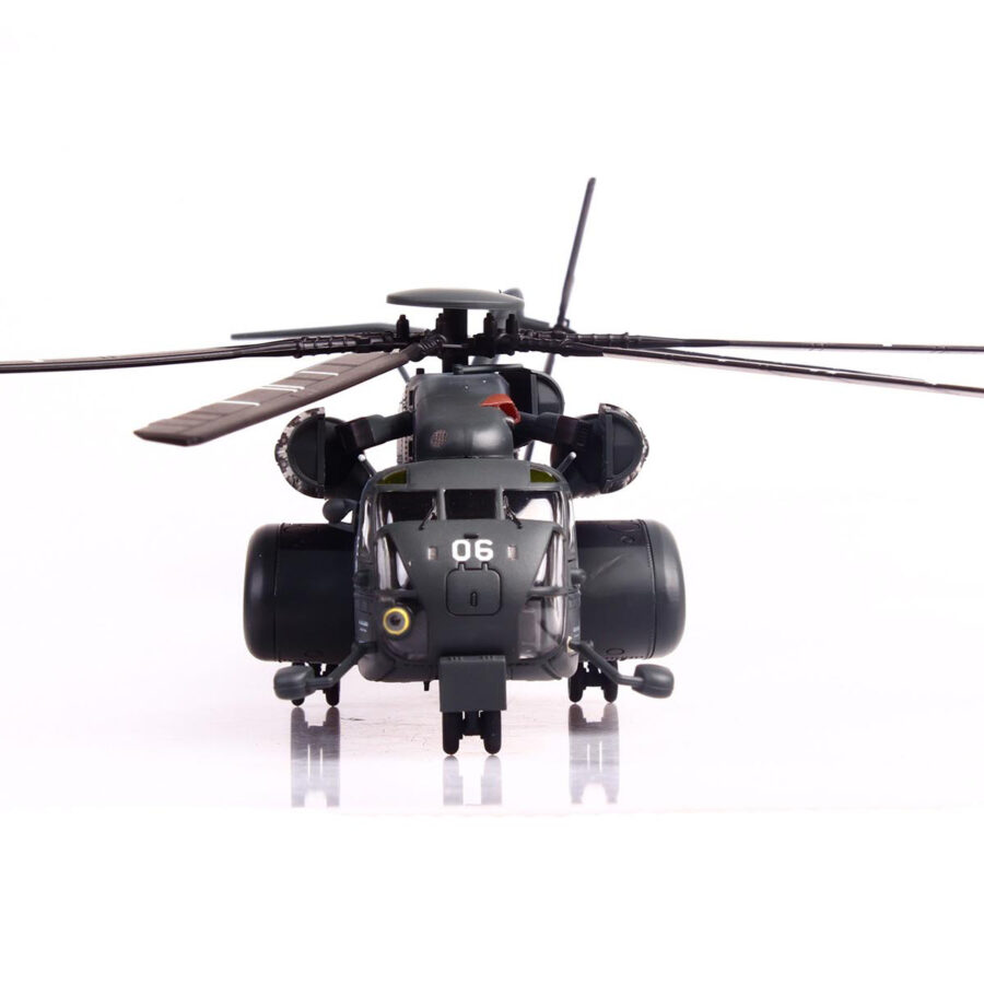 Sikorsky MH-53E Sea Dragon Helicopter "United States Navy Blackhawks Tail Number 06" Dark Gray 1/72 Diecast Model by Panzerkampf Automotive