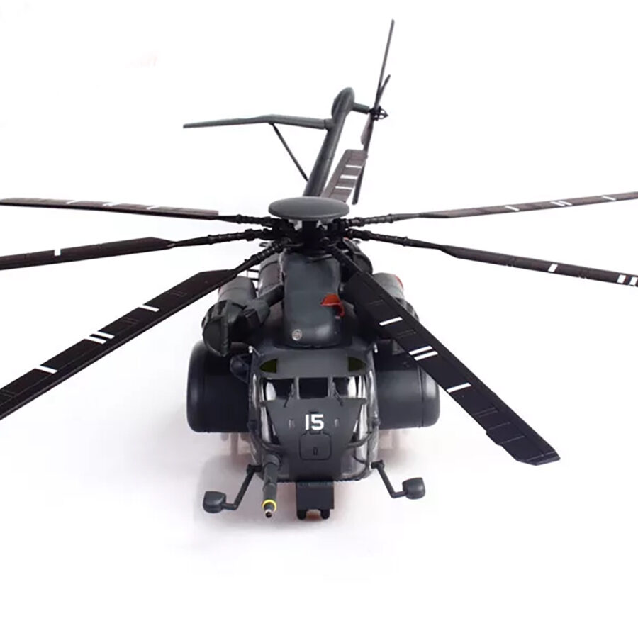 Sikorsky MH-53E Sea Dragon Helicopter "United States Navy Blackhawks Tail Number 15" Dark Gray 1/72 Diecast Model by Panzerkampf Automotive