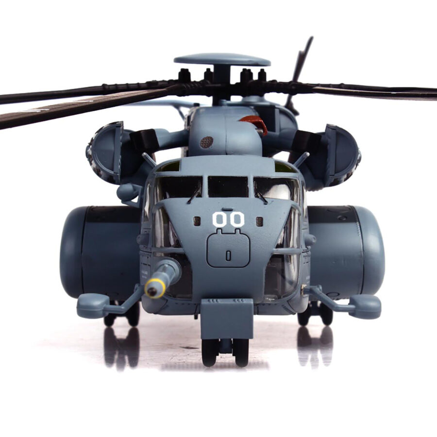 Sikorsky MH-53E Sea Dragon Helicopter "United States Navy Black Stallions Tail Number 00" Light Gray 1/72 Diecast Model by Panzerkampf Automotive