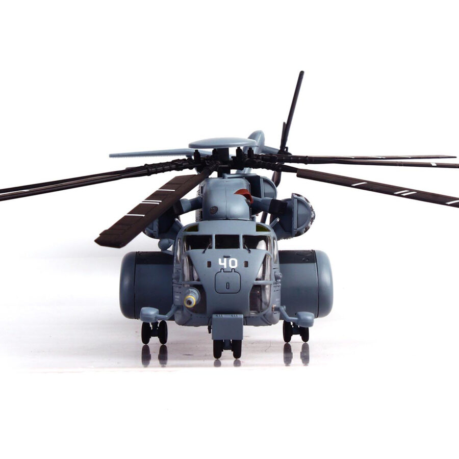 Sikorsky MH-53E Sea Dragon Helicopter "United States Navy Black Stallions Tail Number 40" Light Gray 1/72 Diecast Model by Panzerkampf Automotive