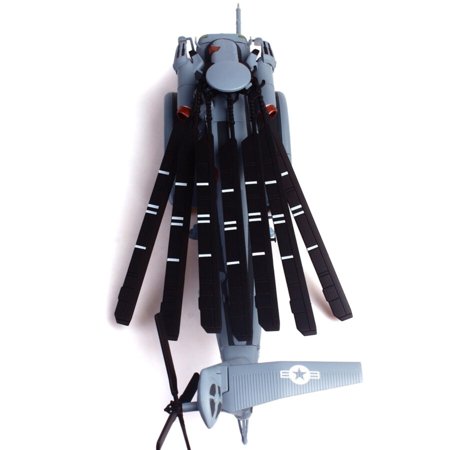 Sikorsky MH-53E Sea Dragon Helicopter "United States Navy Black Stallions Tail Number 41" Light Gray 1/72 Diecast Model by Panzerkampf Automotive