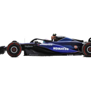 Williams FW46 #2 Logan Sargeant "Williams Racing" Formula One F1 "Bahrain GP" (2024) with Acrylic Display Case 1/18 Model Car by Spark Sports Car Racing Gifts by Diecast Mania