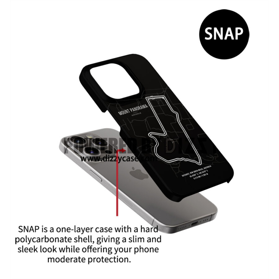 Mount Panorama F1 Phone Case – Embrace the Thrill of Bathurst (Black) Automotive