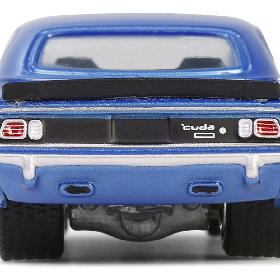 1971 Plymouth Barracuda 440 6bbl B5 Blue Metallic "Barracuda 60th Anniversary" "Anniversary Collection" Series 17 1/64 Diecast Model Car by Greenlight Automotive
