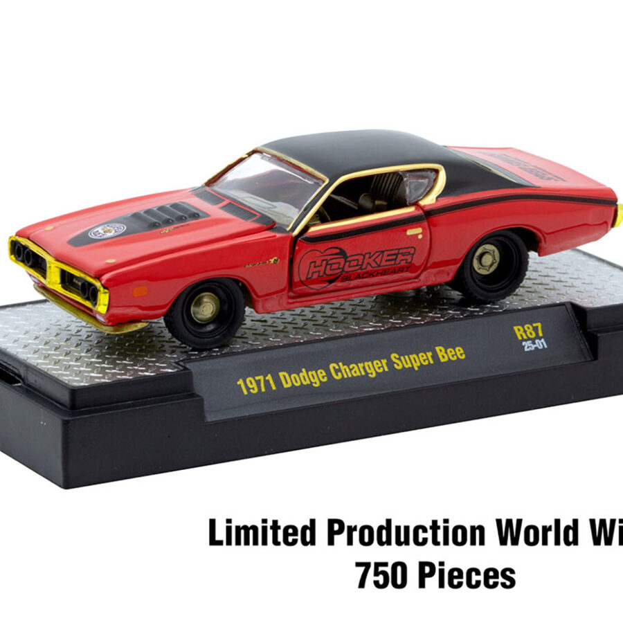 "Auto Meets" Set of 6 Cars IN DISPLAY CASES Release 87 Limited Edition 1/64 Diecast Model Cars by M2 Machines Automotive