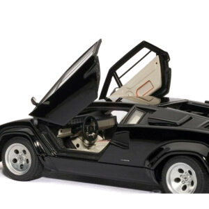 Lamborghini Countach 5000S Black 1/43 Diecast Model Car by Autoart  by Diecast Mania