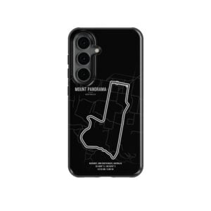 Mount Panorama F1 Phone Case – Embrace the Thrill of Bathurst (Black) from the More Series store collection.