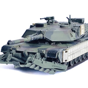 United States M1A1 AIM TUSK (Tank Urban Survival Kit) with Mine Plow (Travel Mode) "United States Marine Corps 8th Tank Battalion II MED Iraq" (2003) Green Camouflage "NEO Dragon Armor" Series 1/72 Plastic Model by Dragon Models  by Diecast Mania