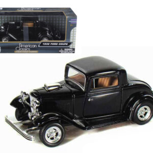 1932 Ford Coupe Black 1/24 Diecast Model Car by Motormax Sports Car Racing Collectibles by Diecast Mania