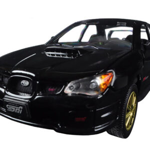 Subaru Impreza WRX STi Black 1/24 Diecast Model Car by Motormax by Diecast Mania
