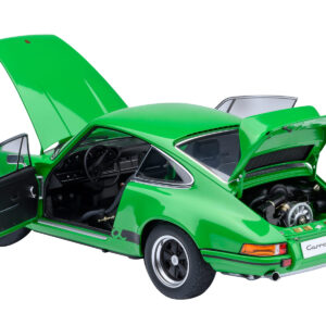 Porsche 911 Carrera 2.7 RS Viper Green with Black Stripes and Wheels 1/18 Model Car by Autoart  by Diecast Mania