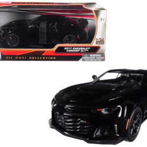 2017 Chevrolet Camaro ZL1 Black 1/24 Diecast Model Car by Motormax  by Diecast Mania