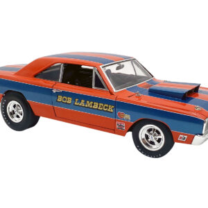 1968 Dodge Dart Super Stock "Bob Lambeck" Blue and Orange Limited Edition to 400 pieces Worldwide 1/18 Diecast Model Car by ACME Sports Car Racing Model Cars by Diecast Mania