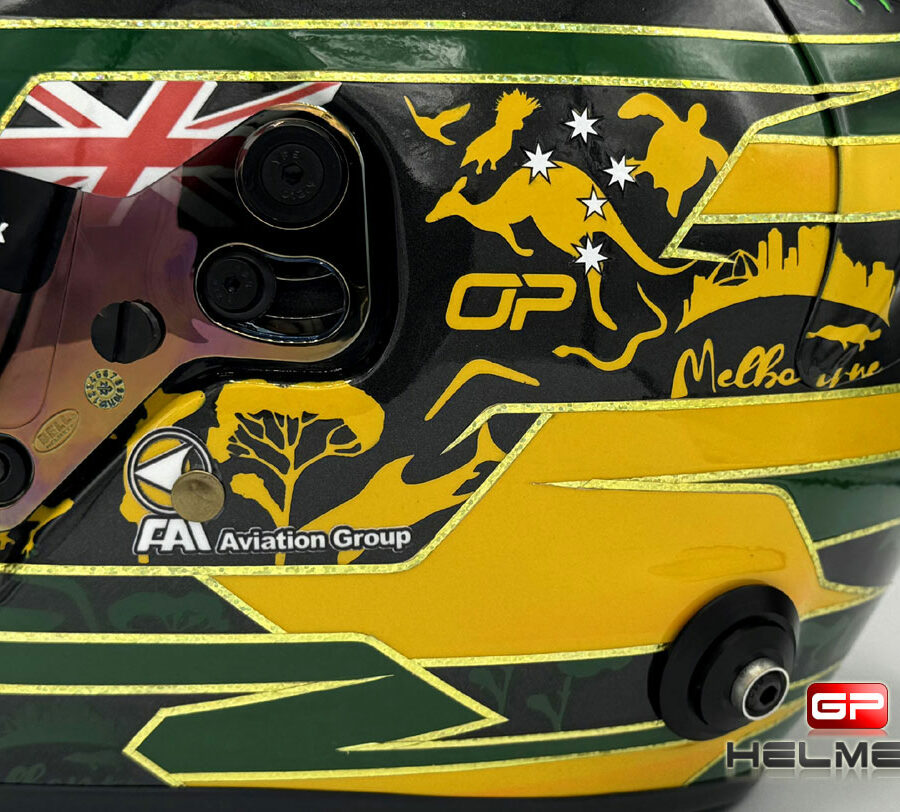 Oscar Piastri 2025 Melbourne GP F1 Helmet Mc Laren F1 F1 Collectibles