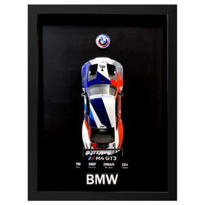 BMW M4 GT3 No.91 1:24 Handmade Framed Artwork from the Race Car Wall Art store collection.
