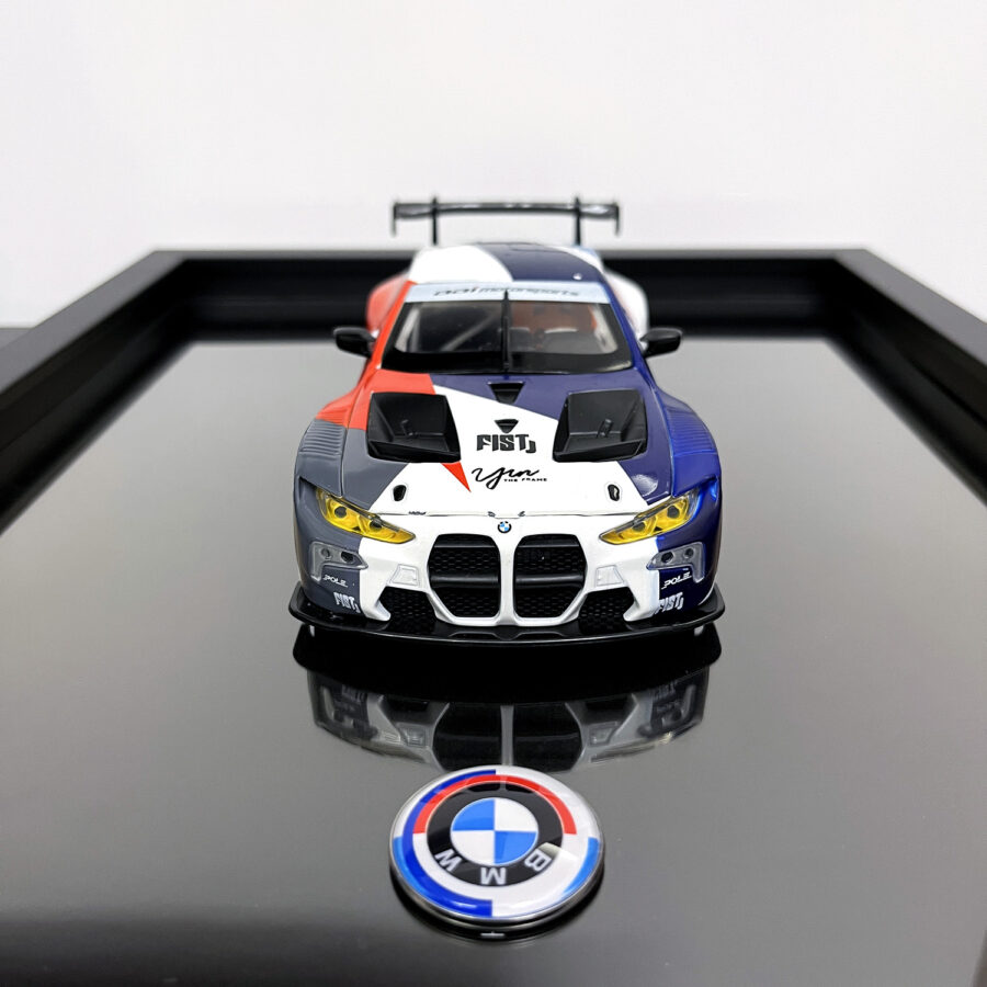 BMW M4 GT3 No.91 1:24 Handmade Framed Artwork Automotive