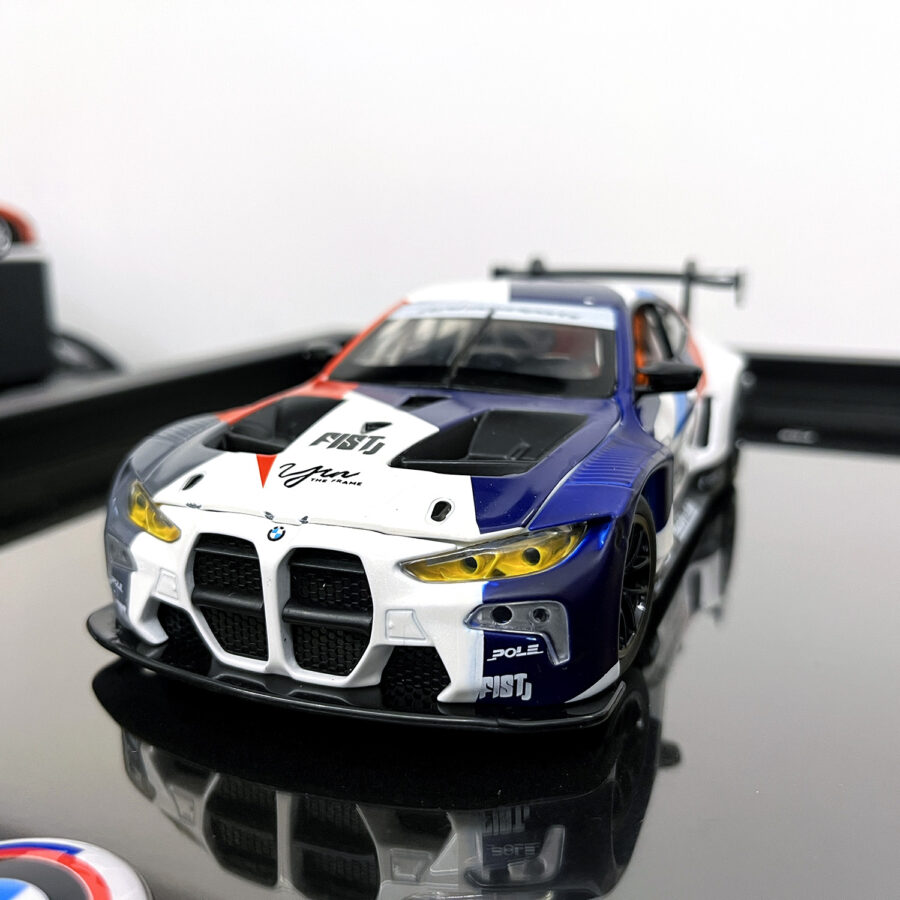 BMW M4 GT3 No.91 1:24 Handmade Framed Artwork Automotive