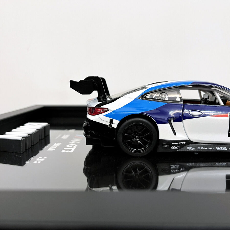 BMW M4 GT3 1:24 Handmade Framed Artwork Automotive