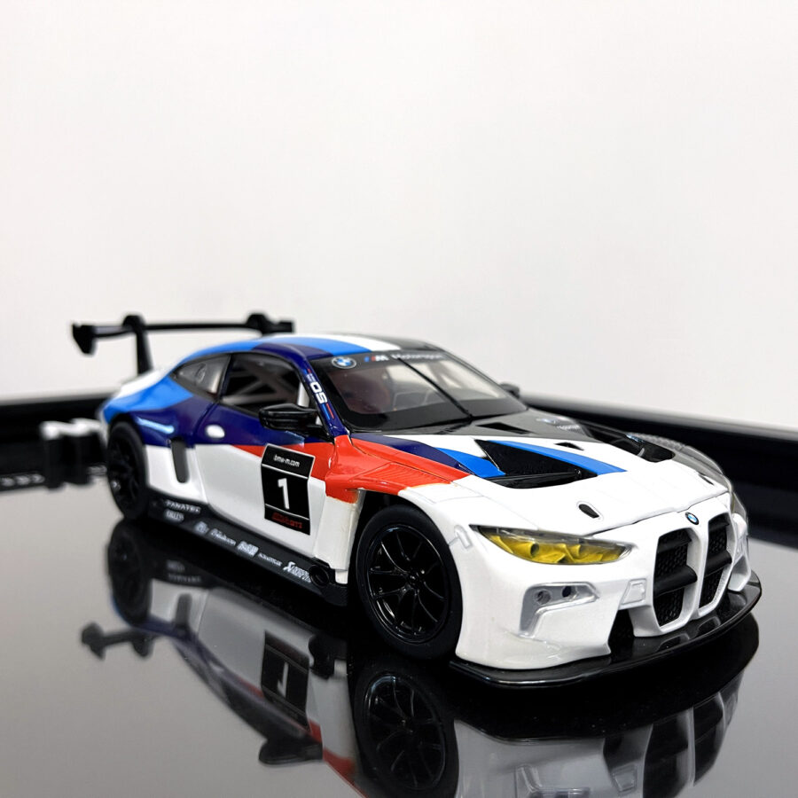 BMW M4 GT3 1:24 Handmade Framed Artwork Automotive
