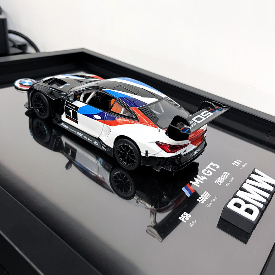 BMW M4 GT3 1:24 Handmade Framed Artwork Automotive