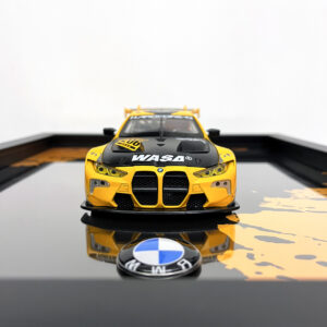 BMW M4 GT3 WASA Graffiti Orange Edition 1:24 Handmade Framed Artwork from the Race Car Wall Art store collection.
