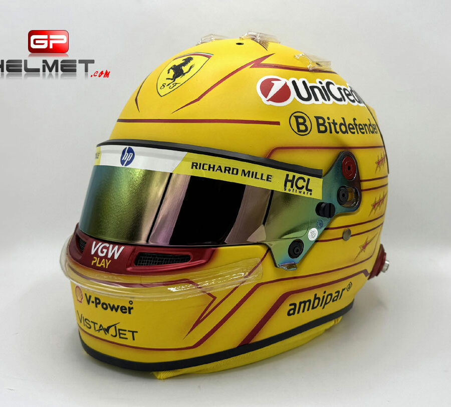 Lewis Hamilton 2025 F1 Helmet Ferrari F1 Formula 1 Memorabilia