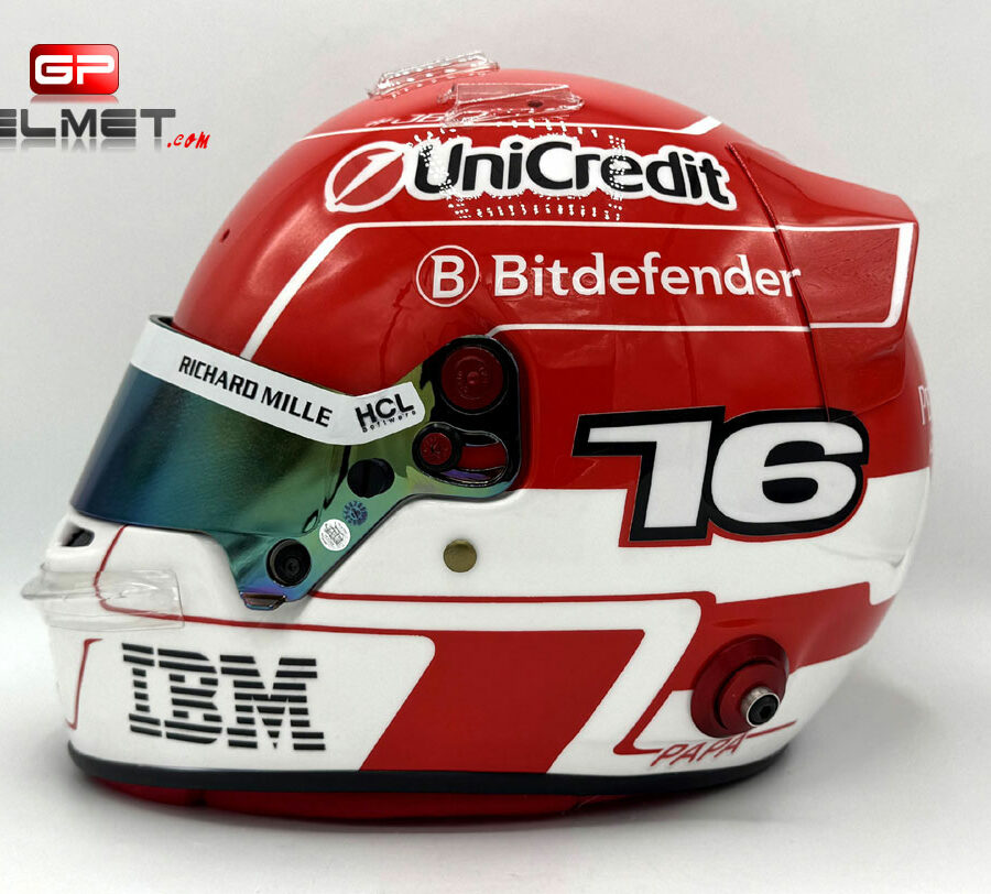 Charles Leclerc 2025 F1 Helmet Ferrari F1 Formula 1 Memorabilia