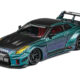 Nissan 35GT-RR "LB-Silhouette Works GT" RHD (Right Hand Drive) Magic Purple Metallic with Extra Wheels 1/64 Diecast Model Car by CM Model Nissan 35GT-RR "LB-Silhouette Works GT" RHD (Right Hand Drive) Magic Purple Metallic with Extra Wheels 1/64 Diecast Model Car by CM Model
