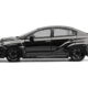 Subaru VAB WRX STI Widebody Black Metallic with Red Interior with Extra Wheels 1/64 Diecast Model Car by CM Model