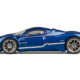 Pagani Utopia Blue Metallic with White Stripes 1/64 Diecast Model Car by CM Model