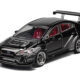 Subaru VAB WRX S4 Widebody Black Metallic with Red Interior with Extra Wheels 1/64 Diecast Model Car by CM Model