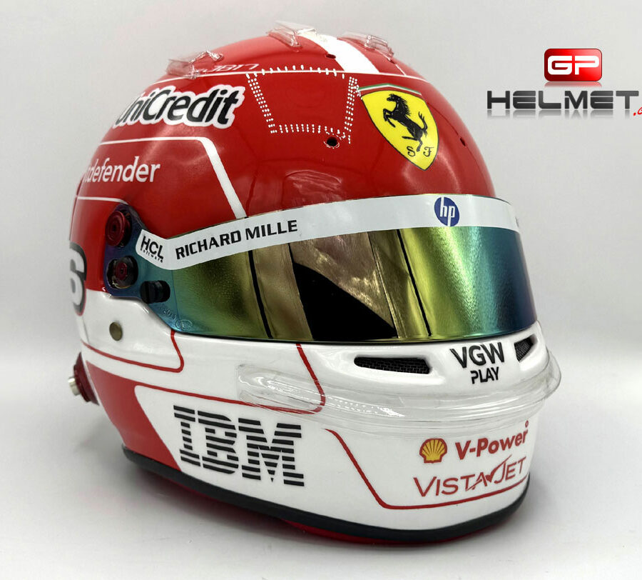 Charles Leclerc 2025 F1 Helmet Ferrari F1 Formula 1 Memorabilia