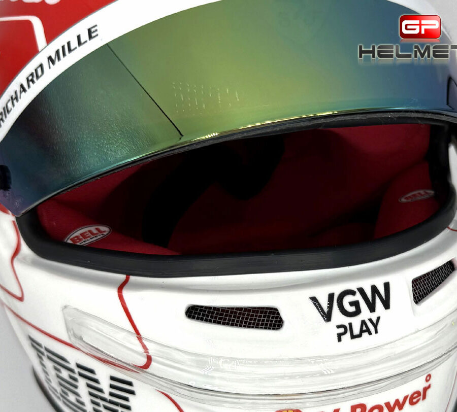 Charles Leclerc 2025 F1 Helmet Ferrari F1 Formula 1 Memorabilia
