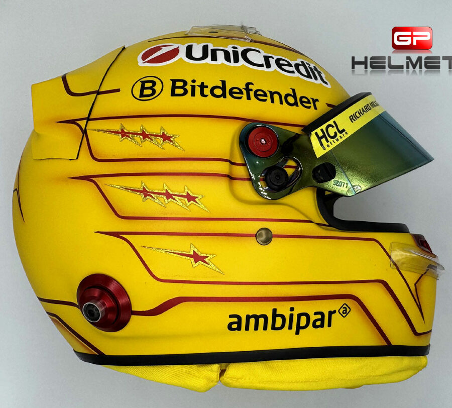 Lewis Hamilton 2025 F1 Helmet Ferrari F1 Formula 1 Memorabilia