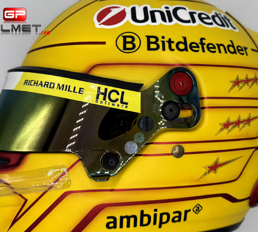 Lewis Hamilton 2025 F1 Helmet Ferrari F1 Formula 1 Memorabilia
