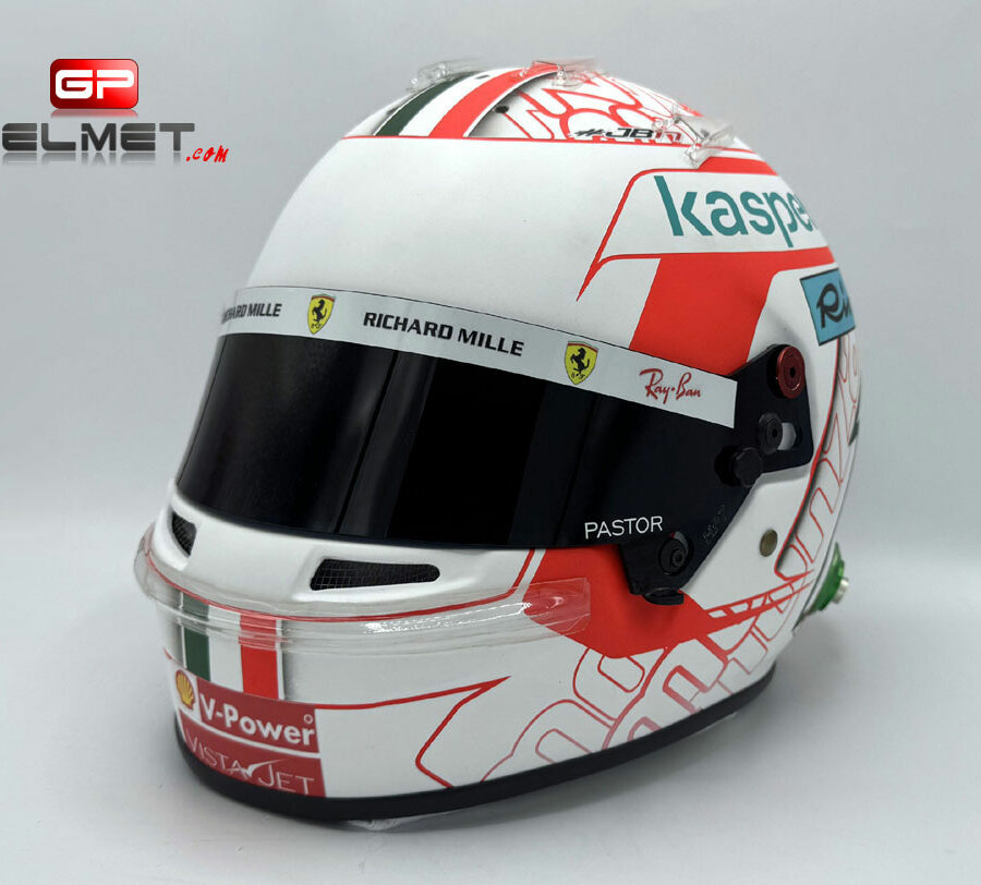 Charles Leclerc 2021 Replica helmet - Monza GP Ferrari F1 Charles Leclerc